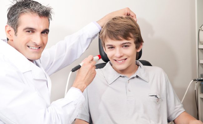 Optometrist Doing Eye Testing